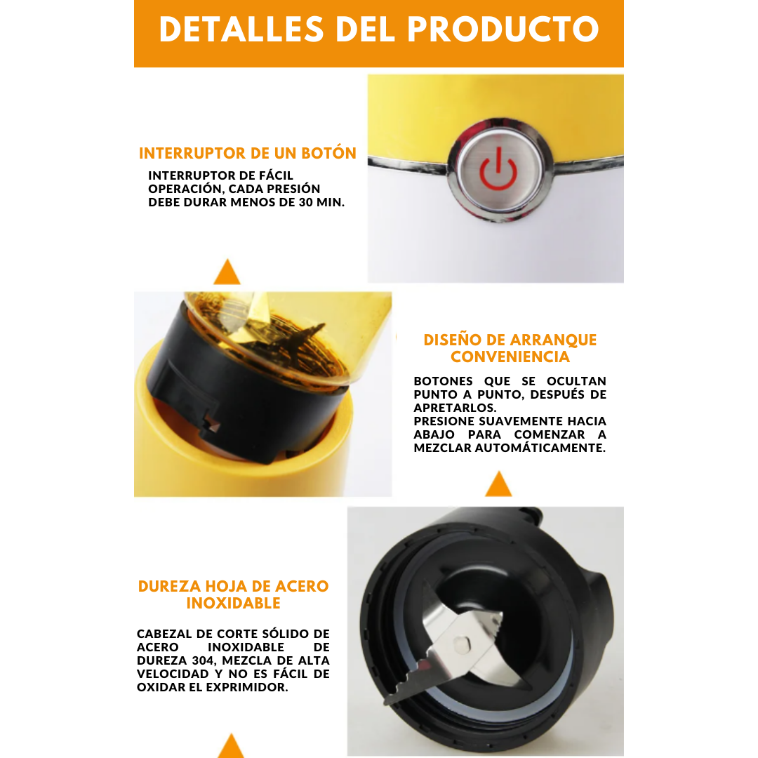 Licuadora doble botella portátil — 8